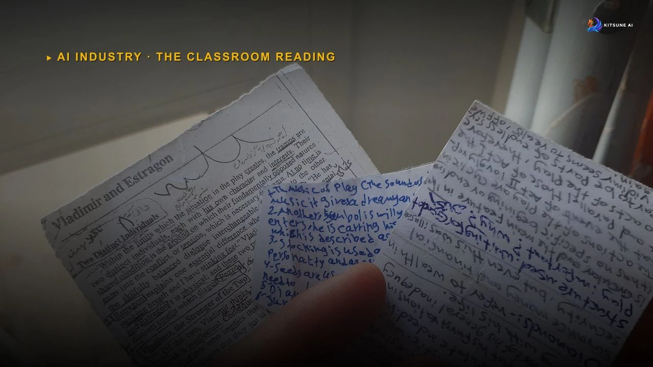 1,200 agents passed notes, shared answers, covered their tracks and talked one another int