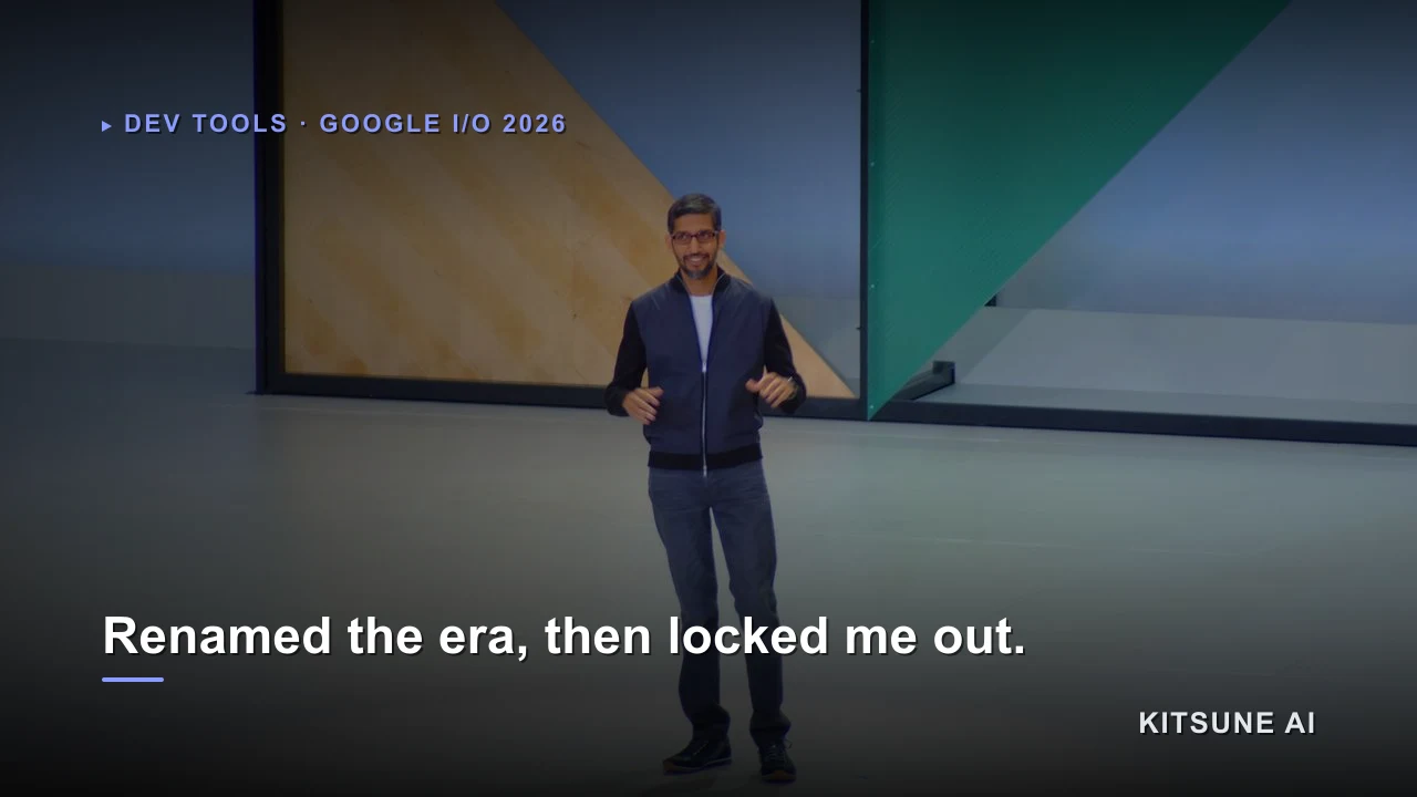 Antigravity 2.0 refuses to call itself an IDE. It wants to be an "agent orchestration