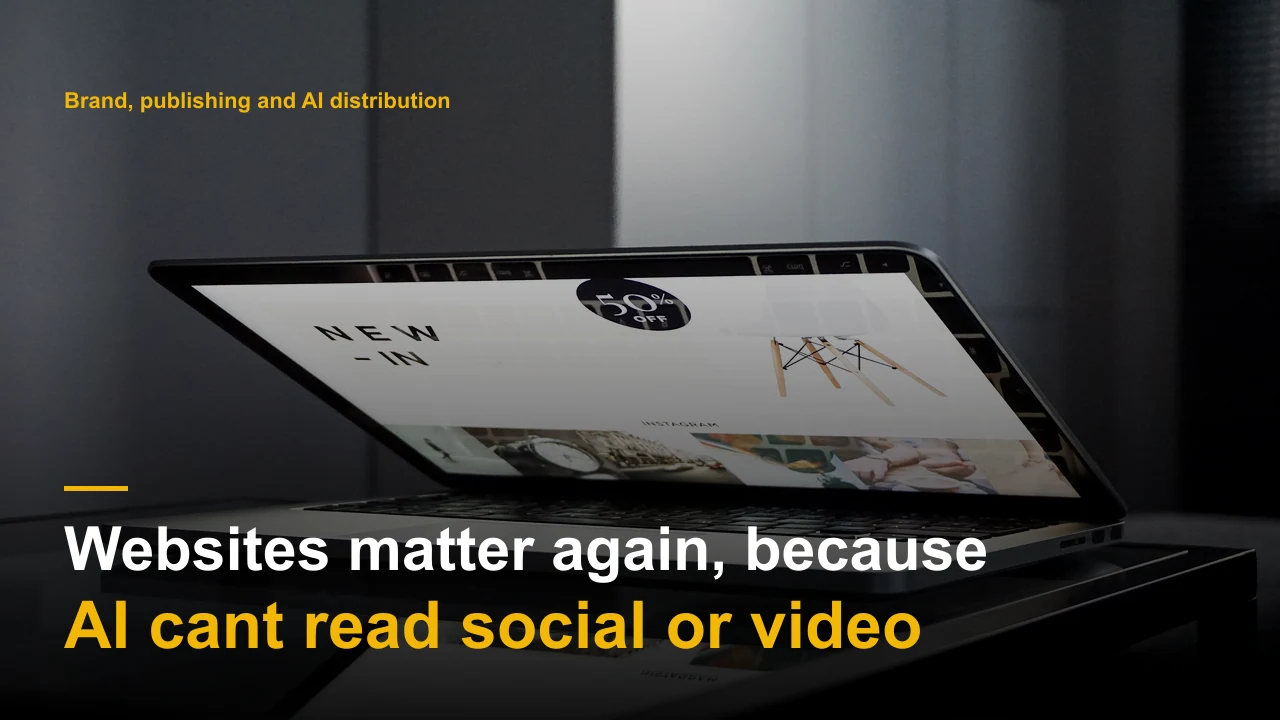 Brands spent years moving the customer relationship into somebody else’s feed. AI is givin